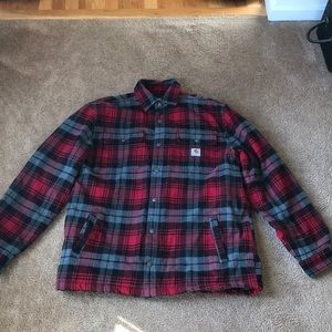 Carhartt Button Down Flannel Sherpa lined jacket